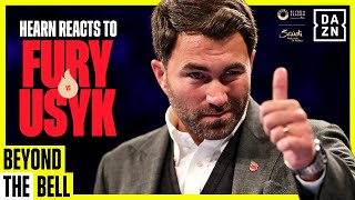 Eddie Hearn Reacts To Oleksandr Usyks Sensational Win Against Tyson Fury [upl. by Iadrahs]