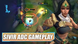 Sivir Adc Gameplay  Wild Rift [upl. by Malas9]