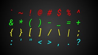 What Every Single Punctuation Does in Python [upl. by Lawford608]