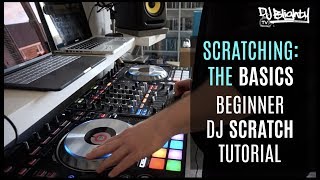 How To Scratch  Beginner DJ Scratch Tutorial [upl. by Warring]