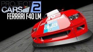 Project CARS 2  Ferrari F40 LM Race  The Games Shed [upl. by Madelon518]