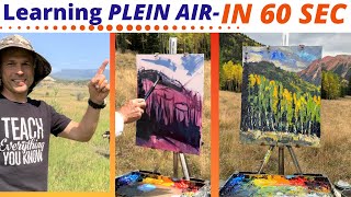 Outdoor Watercolor Painting  Day 66 plein air [upl. by Earas]