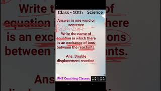 name of reaction in which there is an exchange of ions between the reactants  chemical reactions [upl. by Scarface]