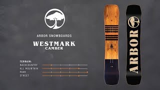 Arbor Snowboards  2018 Product Profiles  Westmark Camber Frank April Edt [upl. by Lauralee]