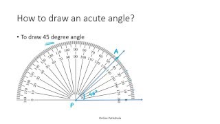 012 How to draw acute obtuse and reflex angles [upl. by Anib]