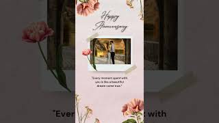 Romantic Anniversary Wishes and status for Husband  Wedding anniversary wishes for husband 2025 [upl. by Aicilav]