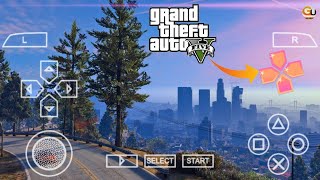 How To Play GTA 5 In PPSSPP GTA V On PSP Android [upl. by Nnaylrebmik]