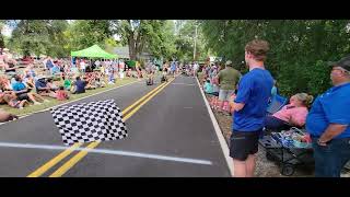 Brooklet Peanut Festival Kids Pedal Tractor Race 1 [upl. by Nibaj]