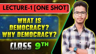 LECTURE1WHAT IS DEMOCRACY WHY IS DEMOCRACYCLASS 9TH CIVICSNCERT COVEREDyoutube viral [upl. by Einna717]