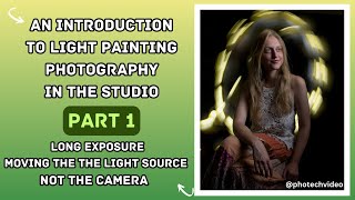 Light Painting Photography In The Studio Part 1  Shutter Drag Long Exposure Artistic Motion Blur [upl. by Farrell507]