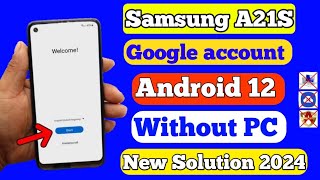 Samsung A21s Frp Bypass Android 12 google account remove without pc working methods 2024 [upl. by Miof Mela]