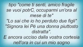 Fabrizio De Andre  Amico Fragile Lyrics [upl. by Belvia509]