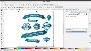 INKSCAPE 62  Galería con archivos en vectores gratis y su manejo en Inkscape [upl. by Heyman340]