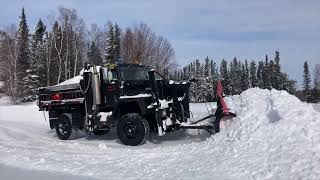 Deep Snow Plowing with Thor the Plow Truck March 16 2023 [upl. by Kaltman]