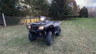 Driving the Honda foreman 520 IN MEXICO [upl. by Neelhtakyram]