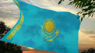 Flag and anthem of Kazakhstan [upl. by Duquette573]