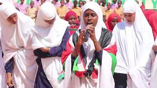 Ardayda iskuulka Alhuda iyo xuska maalinta mashujaa day ee magalada mandera [upl. by Lammaj]