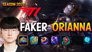 T1 Faker ORIANNA vs AKALI Mid  Patch 1321 KR Ranked [upl. by Alburga]