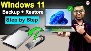 How to Backup Windows 11 amp Restore Windows 11 Back Without Losing Any Data  Windows 11 Backup 2022 [upl. by Arline568]