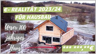 Baukosten 2023 Hausbau mit Eigenleistung ohne KreditBauvlog 69 [upl. by Ermentrude]