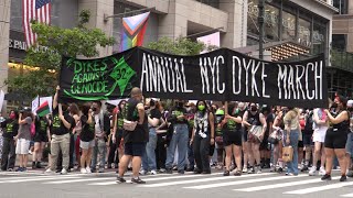 NYC Dyke March 2024 4k [upl. by Eemla867]