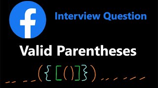 Valid Parentheses  Stack  Leetcode 20  Python [upl. by Anjali]