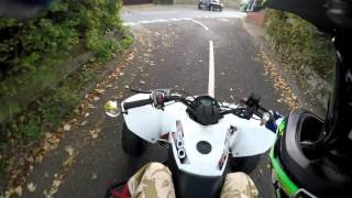 Quadzilla XLC 500  Road Test Quad  SMC 500  not raptor GoPro [upl. by Akienaj602]