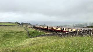 60007 on the Fellsman at Greengates and Langho [upl. by Eilagam]