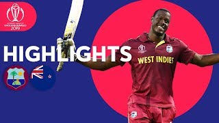 Amazing Brathwaite 100  West Indies v New Zealand  Match Highlights  ICC Cricket World Cup 2019 [upl. by Nuyh]