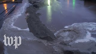 Temporary levee breaks in Lumberton NC [upl. by Adham]