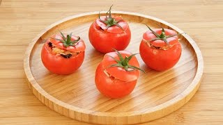 Recette de tomates farcies végétariennes  Fitnextcom [upl. by Lyndon705]