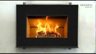 HVAM I3055 Wood burning stove insert [upl. by Euqirdor]