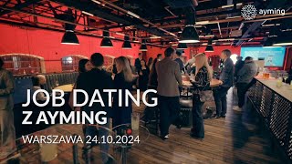 Job Dating z Ayming  Warszawa 24102024 [upl. by Ailecec]