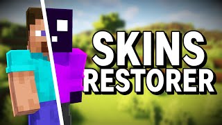 Restore Skins On Cracked Minecraft Servers Using SkinsRestorer [upl. by Danielle]