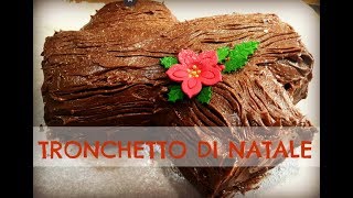 TRONCHETTO DI NATALE SENZA COTTURA ricetta semplice e veloce Fatto in casa in pochi minuti 2CK [upl. by Francisca282]