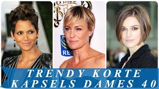 Trendy korte kapsels dames 40 [upl. by Rol483]