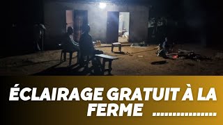 COMMENT AVOIR LÉLECTRICITÉ GRATUIT à LA FERME [upl. by Jemena]