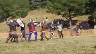 Lions de Guerre  Médiévale de Rocamadour 2015 [upl. by Htomit516]