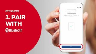 How to setup the STF362WF thermostat via the app [upl. by Nitnert]