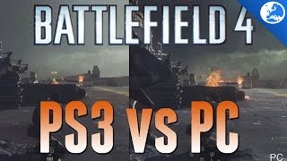 Battlefield 4 PS3 vs PC [upl. by Argus]