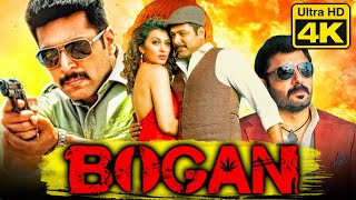 Bogan 4K ULTRA HD  Jayam Ravi amp Arvind Swamy Superhit Action Hindi Dubbed Movie l Hansika Motwani [upl. by Guibert]