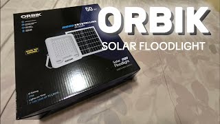 ORBIK 50W Solar eco Floodlight [upl. by Morrill]