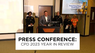 Press Conference CPD 2023 Year in Review [upl. by Aikkan]