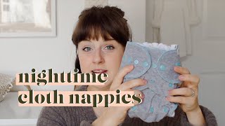 how to use cloth nappies overnight  nighttime cloth diapers explained [upl. by Atsok]