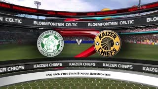 Absa Premiership 20172018  Bloemfontein Celtic vs Kaizer Chiefs [upl. by Nylad380]