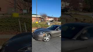 Nice Fisker Karma leaving a car meet 🔥👍 [upl. by Mackler]