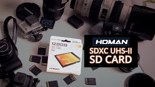 HOMAN SDXC UHSII SD CARD [upl. by Czarra552]