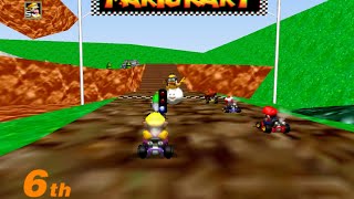 Mario Kart 64 OverKart WideScreen 100cc Live Gameplay Android [upl. by Ddej739]