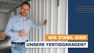 Optima Fertiggaragen  Stabilität [upl. by Nevsa]