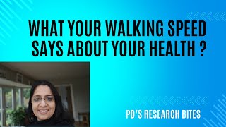 What your walking speed says about your health [upl. by Reave440]